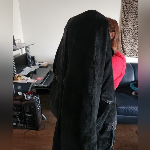 Pelle Cuir men's XL Winter Suade & Leather Jacket - Picture 2 of 4